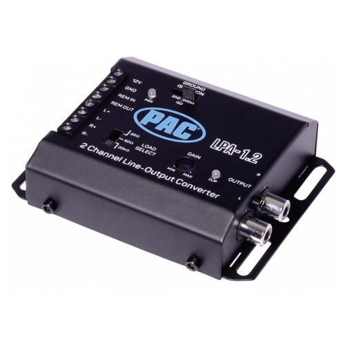 PAC LPA-1.2 2 Channel Active Line Output Converter With Auto Turn-on - Used, Open Box