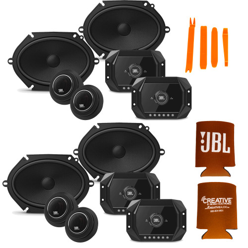 JBL Stadium Compatible with Ford 97-16 F-250/350 Bundle 2-Pairs STADIUMGTO860CAM 6x8"