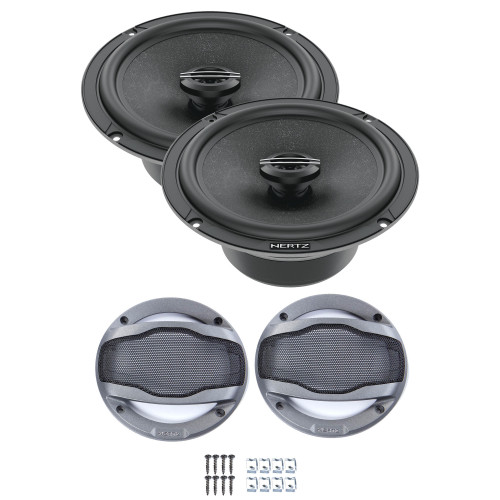 Hertz Cento C 165 6 1/2 Woofer Pair with 1 Set CG 165 Grills