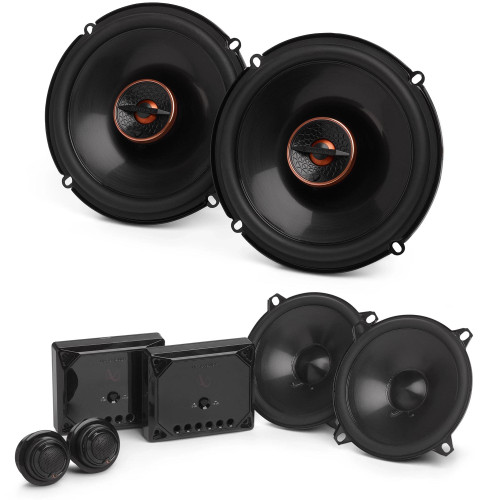 Infinity Reference Series 1 Pair REF607F 6.5" 2-Way Coax with 1 Pair REF507CF 5.25" Component Set 2-Way