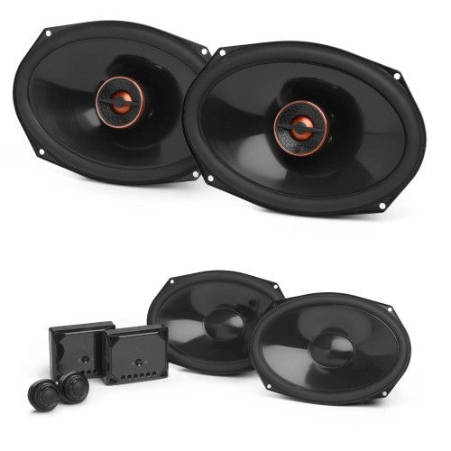 Infinity Reference Series 1 Pair REF697CF 6x9" 2-Way Component Set with 1 Pair REF697F 6x9" 2-Way Coax Set