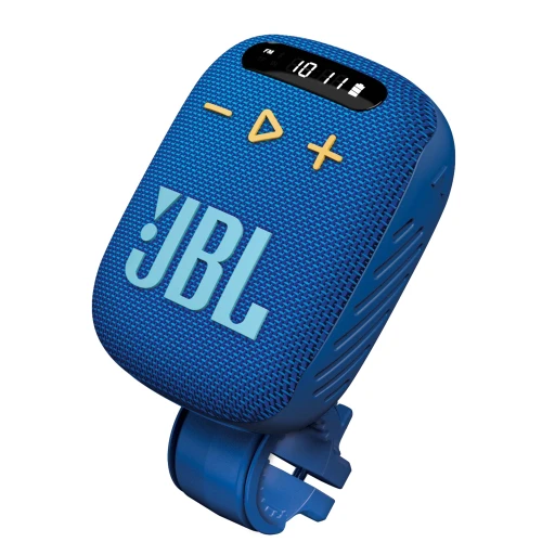 JBL WIND3BLU FM Bluetooth handlebar speaker - BLUE - Used, Open Box