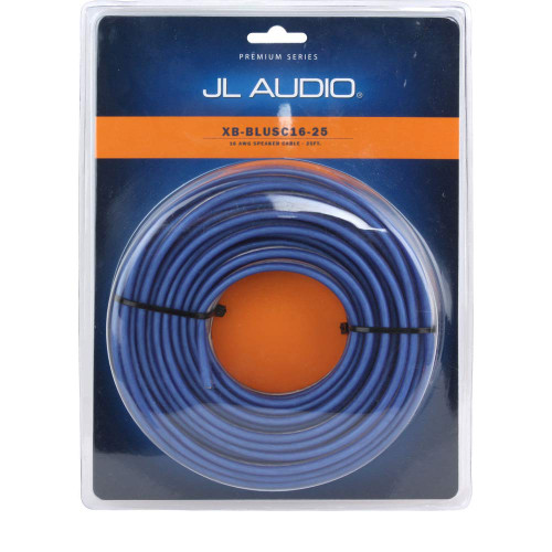 JL Audio XB-BLUSC16-25:25 ft (3.66 m) Blue 16 AWG Parallel Conductor Speaker Cable