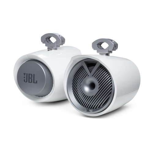 JBL Tower X Marine MT10HLW 10" 2-Way Horn-Loaded Compression Tower Speakers with RGB Lighting - Pair - Used, Open Box