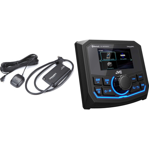 JVC KD-MR305BTS Powersports/Marine Weatherproof Radio with SXV300v1 Satellite Radio Tuner