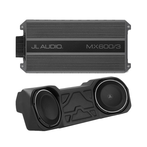 JL Audio SB-POL-ACE/10TW1 Polaris ACE Stealthbox and MX600/3 Amp bundle