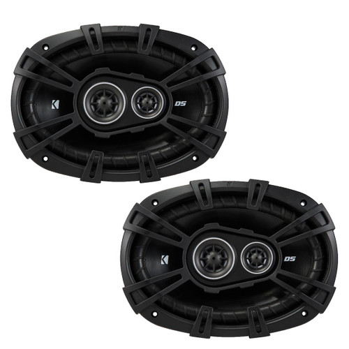 Kicker DSC6930 6x9-Inch (160x230mm) 3-Way Speakers, 4-Ohm (Pair)