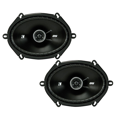 Kicker DSC680 6x8-Inch (160x200mm) Coaxial Speakers, 4-Ohm (Pair)