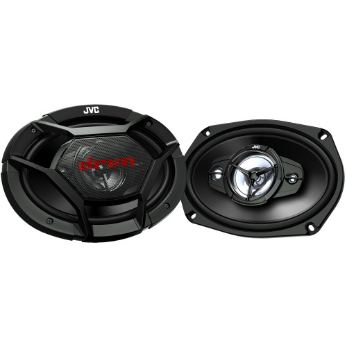 JVC CS-DR6941 550W Peak (90W RMS) 6x9 4-Way Factory Upgrade Coaxial Speakers - Pair - Used, Open Box