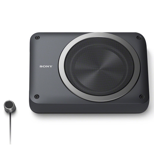 Sony XS-AW8 8-Inch Powered Under Seat Sub woofer with Wired Remote Control (XSAW8) - Used, Open Box