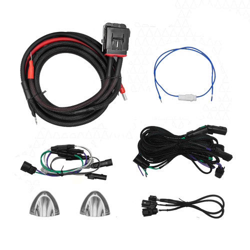 Cicada Audio HDBDAPro4K - 4-Channel BDA Wiring Harness Kit with 4 AWG PWR Wire