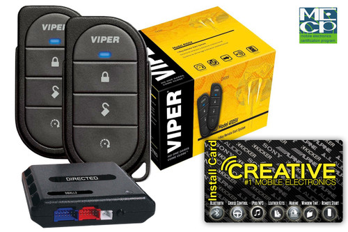 Viper 5105V Entry Level 1-Way Security and Remote Start System