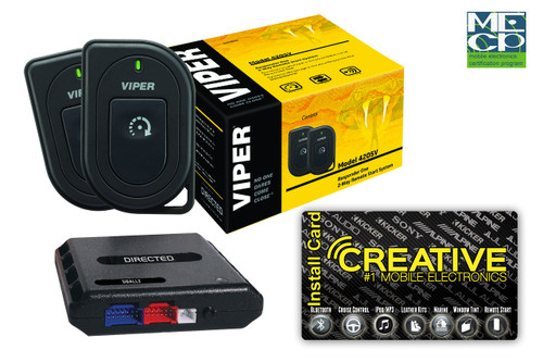 Viper 4205V 2-way 1 Button Remote Start System 1/2mile Range - Price Includes Standard Installation