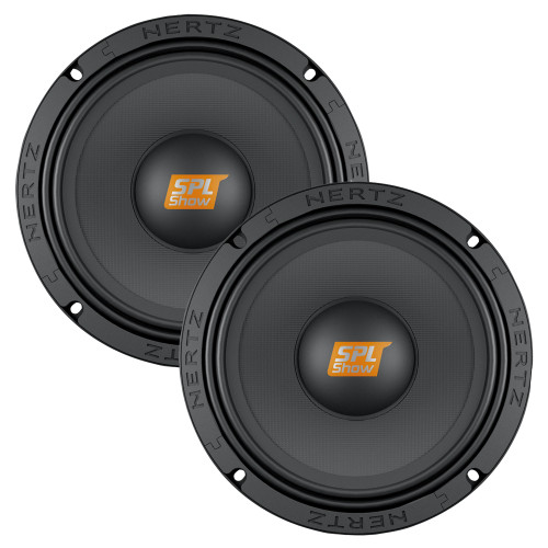 Hertz SPL Show Series SV-1651 6.5" 4-Ohm SPL Midrange Speaker Drivers (Pair) - Used, Good