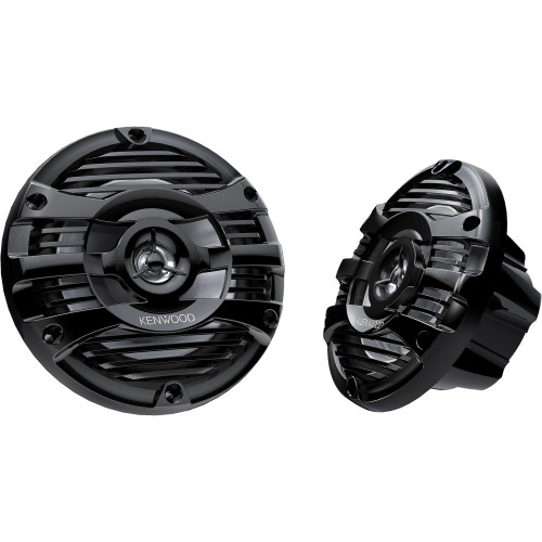 Kenwood KFC-1653MRB 6.5" 2-way Marine Speaker System (Black), 150W Max Power - Used, Very Good