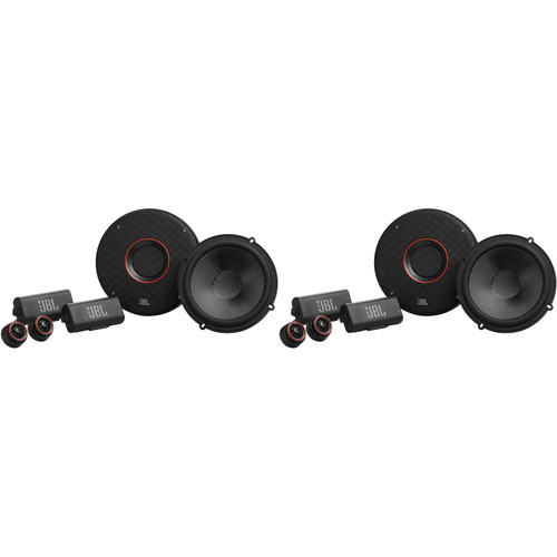 JBL 2-Pairs CLUB-64CSQ Club Series 6.5" Premium Two-way Component Car Audio Speakers, Pair
