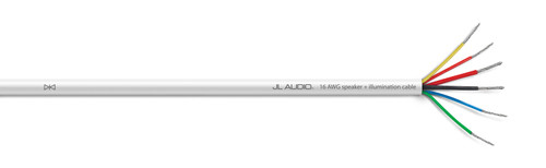 JL Audio XM-WHTMFC-25 25 ft. (7.62 m) 6-Conductor, White Multifunction Cable