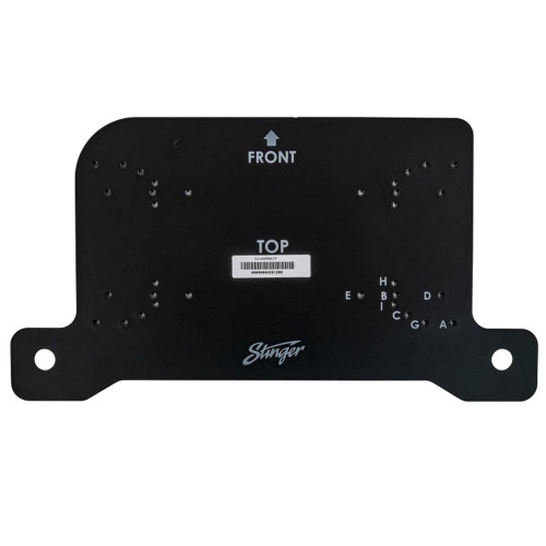 Stinger JLUAMPBRKTP AMP Bracket for mounting AMP Under Passenger side seat Compatible with 2007-2018 Wrangler JLU - Used, Very Good