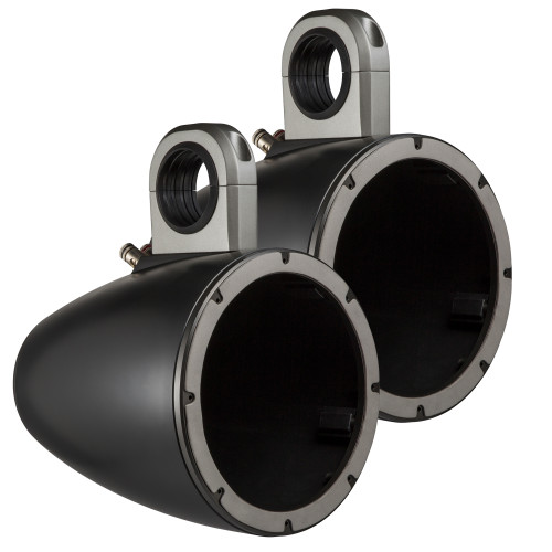 Kicker KMTES8 Tower Enclosures for 8-Inch (200mm) Drivers, Pair, Black - Used, Very Good