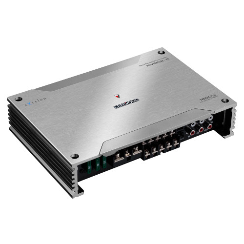 Kenwood XM802-5 Marine/Motorsports 5ch Amplifier with 75W x4 + 500W x1 @ 2ohms, 1600W Maximum Power, Conformal Coated Main PCB - Used, Open Box