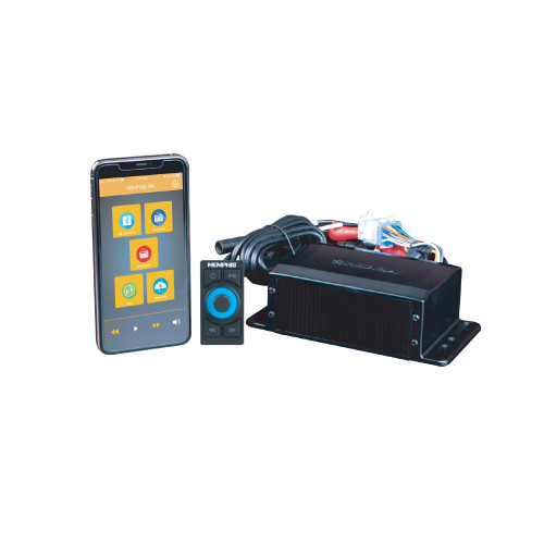 Memphis Audio SMC2A Headless Media Center Receiver For Smartphone Control With Am/FM Bluetooth AUX and Weather Band - Used, Very Good