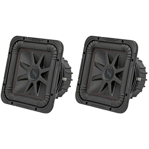 Kicker (2) 45L7R102 L7R 10-Inch (25cm) Subwoofer, Dual Voice Coil, 2-Ohm Bundle