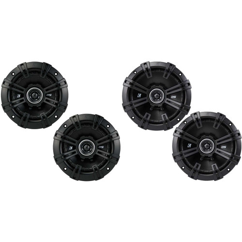 Kicker DSC670 6.75-Inch (165mm) Coaxial Speakers w/ 43DSC504 5.25" Coaxial Bundle