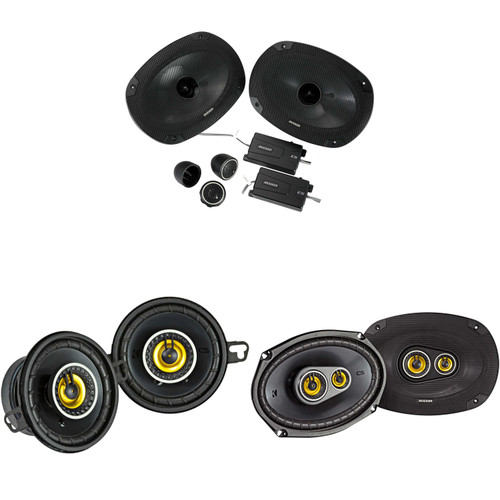 Kicker for Ram Crew Cab Truck 2012 & Up 46CSS694 6x9s, 46CSC6934 6x9, 46CSC354 3.5 Inch Speaker Bundle