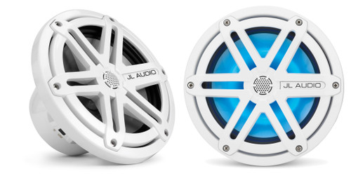 JL Audio MX770-CCX-SG-WLD-B: LED 7.7-inch (196 mm) Cockpit Coaxial System White Sport Grilles