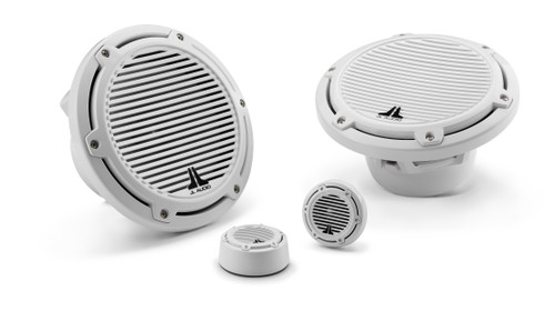 JL Audio M770-TCS-CG-WH: 7.7-inch (196 mm) Tower Component System White Classic Grilles