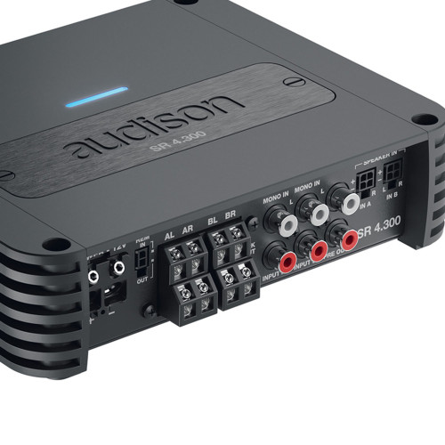 Audison SR 4.300.2 D-Class 4-Channel Amplifier 130 Wrms X 4 At 2