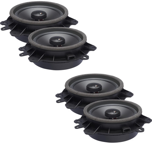 PowerBass OE Series Direct Replacement Coaxial Speakers Compatible With Toyota Highlander 01-07