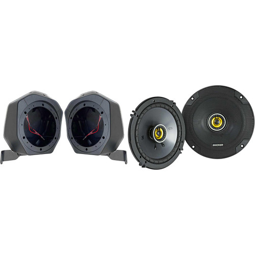 Kicker Bronco 46CSC654 CS 6.5" Coaxial & BR-B65U 6.5" Rear Speaker-Pod Add Ons