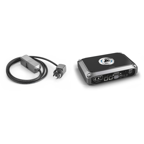 JL Audio VX600/1i Monoblock Class D Amplifier with Integrated DSP, 600 W, & DSP Knob Bundle