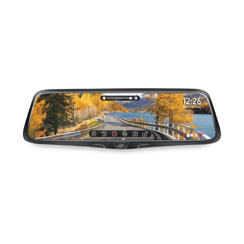 Voxx RVMDVR Rearview Mirror with a 2K DVR front camera featuring a