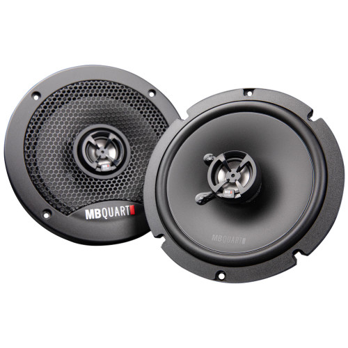 MB Quart DK2-116S - 6.5" Discus 2-Way Shallow Coaxial Speakers With Aluminum Inverted Dome Tweeters And Butyl Rubber Surrounds - 240 Watts Peak
