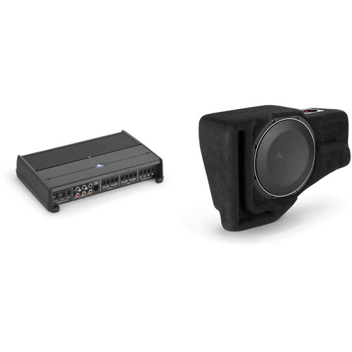 JL Audio Ford Expedition Stealthbox and XDM Amp Bundle, 2018-Up Ford Expedition subwoofer & 5 channel 700 watt audio upgrade