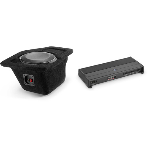 JL Audio Ford Ranger Stealthbox and XDM Amp Bundle, 2019-Up Ford Ranger subwoofer & 5 channel 1000 Watt audio upgrade