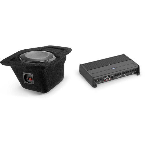 JL Audio Ford Ranger Stealthbox and XDM Amp Bundle, 2019-Up Ford Ranger subwoofer & 5 channel 700 Watt audio upgrade