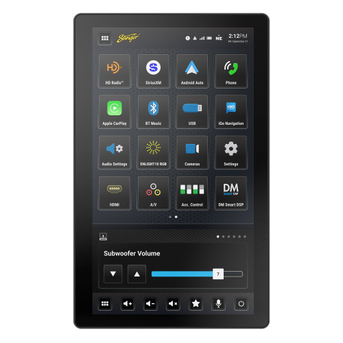 カーナビ Stinger IX212 12.8-inch Floating Multimedia Display System