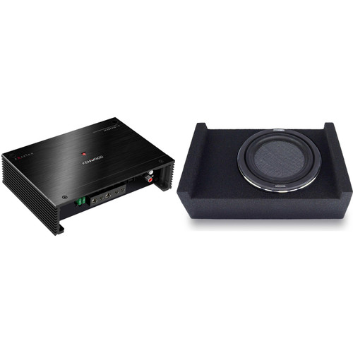 Kenwood P-XW1002B KFC-XW1000F & Woofer Box with a X503-1 eXcelon 1000W Max Power Class D Mono Amplifier