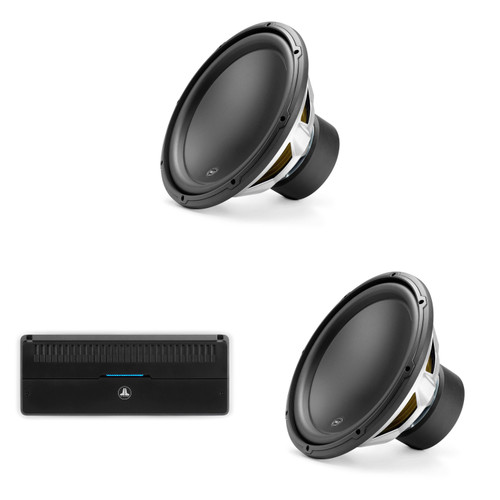 JL Audio (2) 13W3v3-2 13.5" Sub w/ RD1500/1 Amplifier Audio Upgrade