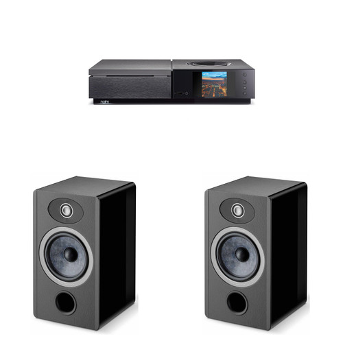 Focal Bundle: Naim Uniti Star Network Streamer & a Pair of Vestia No1 Black Bookshelf Speakers
