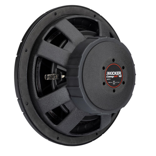 Kicker 52CVT104 CVT10 CompVT 10-Inch (24cm) Subwoofer, 4 Ohm SVC