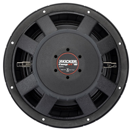 Kicker 52CVT104 CVT10 CompVT 10-Inch (24cm) Subwoofer, 4 Ohm SVC