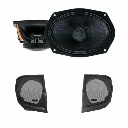 Diamond Audio MS694NEOLK24 6X9 Motorsport H-D Cut-In Speaker Lid Kit With Ms69neo
