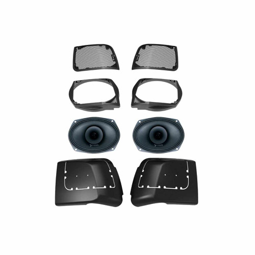 Diamond Audio MSMP694LK Motorsport H-D Cut In Speaker Lid Kit With Mp694