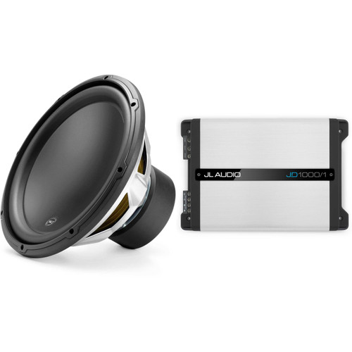 JL Audio 13W3v3-4 13.5" Sub w/ JD1000/1 Amplifier Audio Upgrade