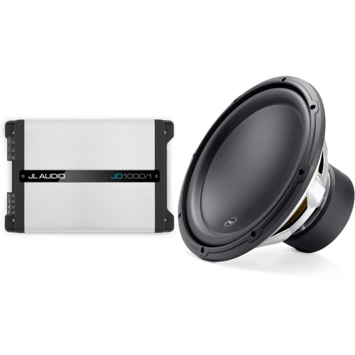 JL Audio 12W3v3-4 12" Sub w/ JD1000/1 Amplifier Audio Upgrade