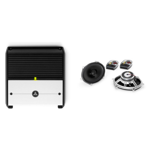 JL Audio C5-570x: 5 x 7 / 6 x 8-inch Speakers & XD200/2v2: 2 Ch. Class D Full-Range Amplifier